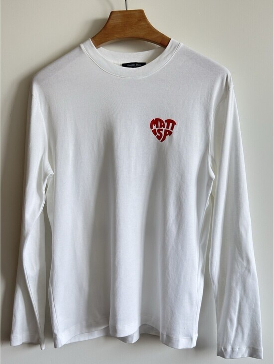 Massimo Dutti Other - Massimo Dutti Men’s S White Long Sleeve St Barths Graphic T Shirt Made Portugal